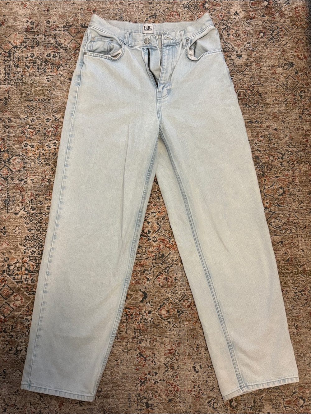 BDG Light Wash Boyfriend Jeans in Pale Blue